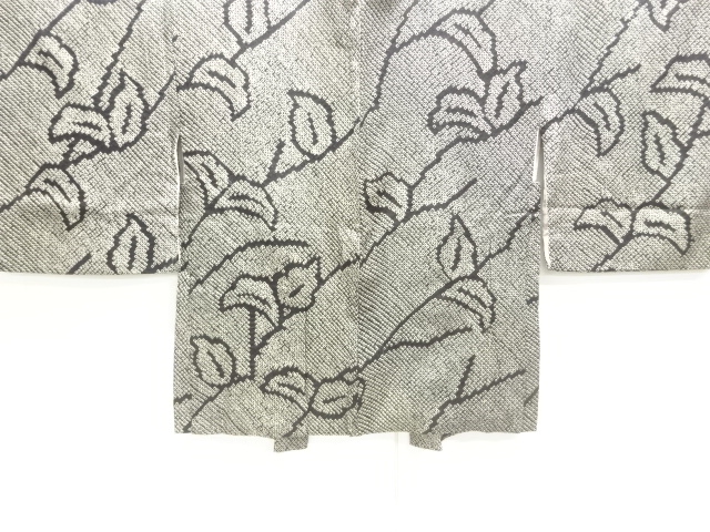 アンティーク　本総絞り　枝葉模様羽織